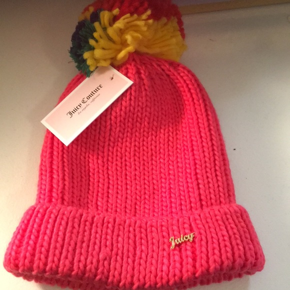Juicy Couture Accessories - Juicy Couture Pom Pom Beanie